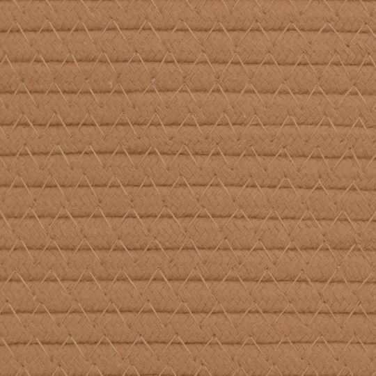 vidaXL Καλάθι Αποθήκευσης Υφασμάτινο Καφέ 24x24x18cm 2τμχ