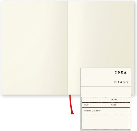 MD Paper Midori A6 Notebook 88 Sheets White