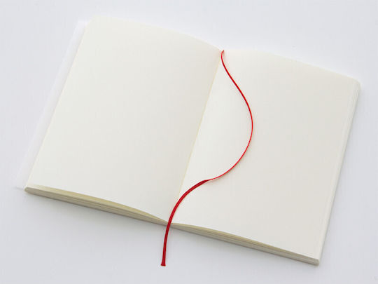 MD Paper Midori A6 Notebook 88 Sheets White
