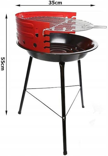 Tragbar Holzkohlegrill 35cmx35cm