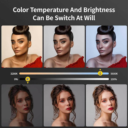 Raleno Dauerlicht Video Kamera Licht Vl-s192k LED-Licht 3.89K 19.5W mit Lichtstärke Lux 2600 Lux