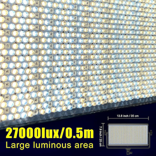 GVM-1500D-2L Photography & Video Lighting Kit 2 Lights 75W RGB With Tripod