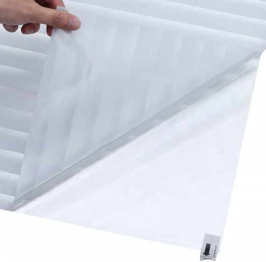 Fensterfolien 4 Stück Sandstrahlen Design Pvc Jalousien Transparent 90 X 500 Cm