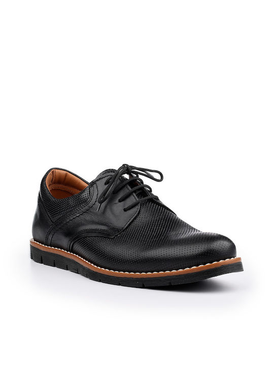 Antonio Shoes Δερμάτινα Ανδρικά Casual Παπούτσια Μαύρα