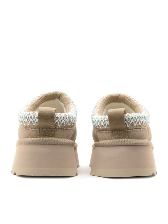 Tazz Slipper Closed Women's Slippers Beige
