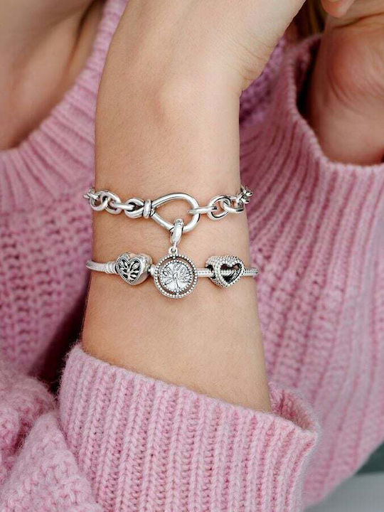 Pandora Камък Open Heart Сърце от Сребро