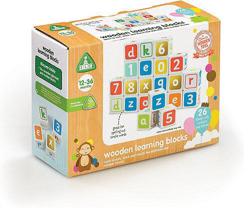 ELC Образователна Игра Букви и цифри от Дърво