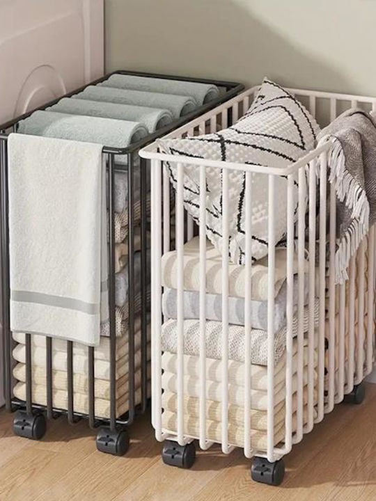 Storage or Laundry Basket H44x40x20.5cm Black