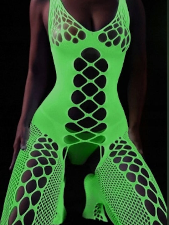 Bodystocking Light In Darkness Mesh Hole Universal Size