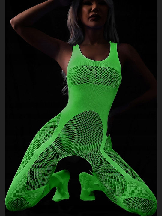 Bodystocking Beleuchtung Dunkelheit Mesh Hole Sexual Universal Fluo