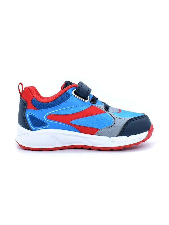 Spiderman Kinder-Sneaker Anatomisch mit Lichtern Blau