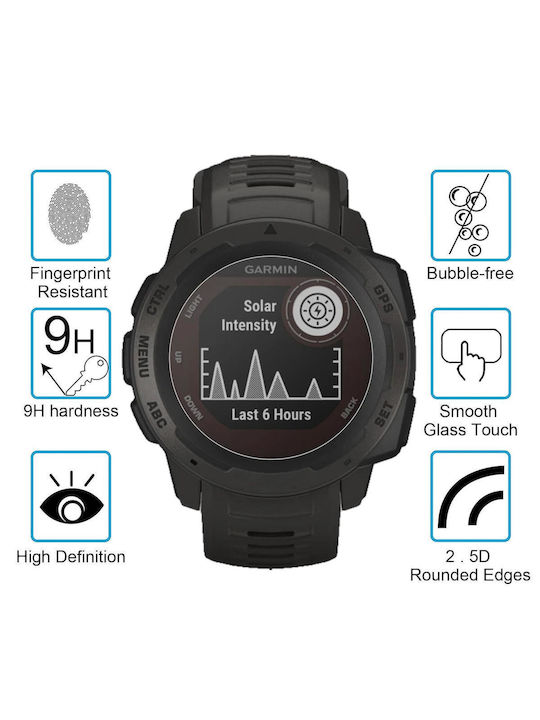 Garmin Instinct 0.26mm 2.5d 9h Tempered Glass Film Screen Protector