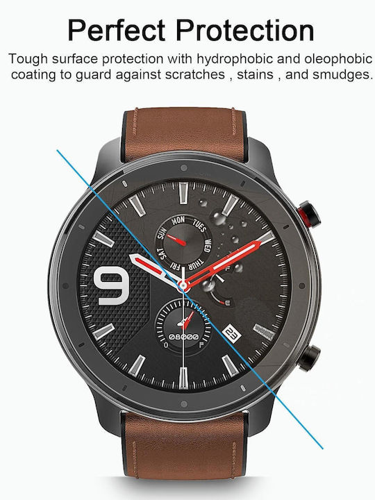 Amazfit Gtr 47mm 0.26mm 2.5d 9h Tempered Glass Film Screen Protector