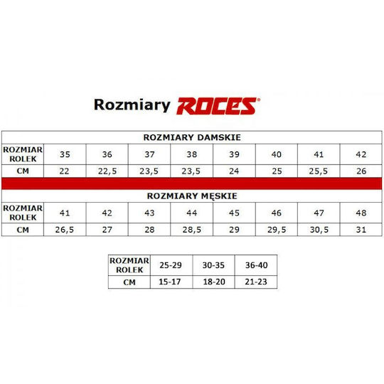 Roces Brits 450557/003 Γυναικεία Παγοπέδιλα Μαύρα