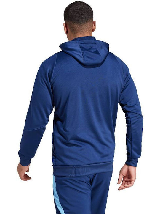 Adidas Tiro Men's Sweatshirt with Hood Blue