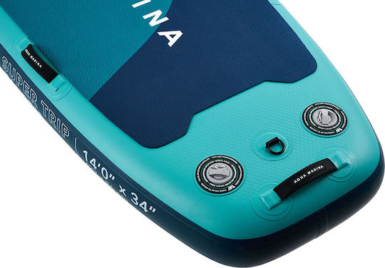 Aqua Marina Super Trip Inflatable SUP Board Length 4.27m Turquoise