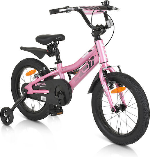 Byox Special 16 Inch Kids' Bicycle BMX with Aluminum Frame Pink