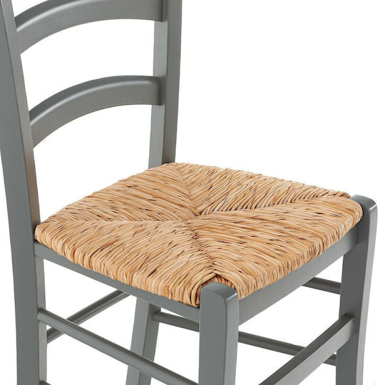 Cafe Wooden Chair Gray 2pcs