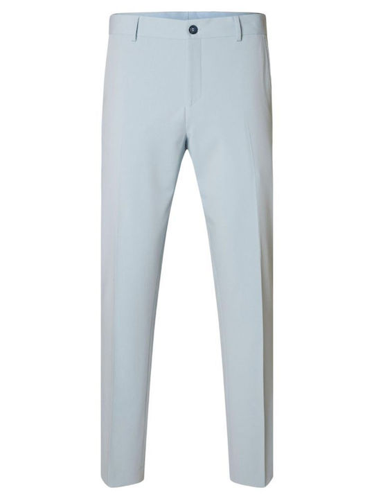 Homme Παντελόνι Κοστουμιού σε Slim Εφαρμογή Light Blue