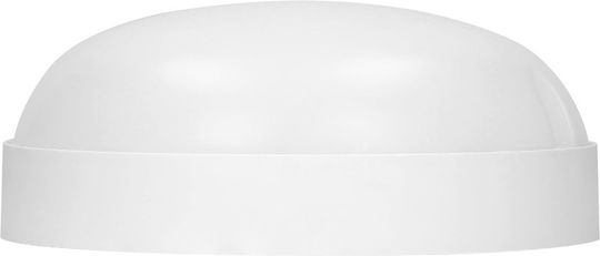 Adviti Επιτοίχια Εξωτερική Πλαφονιέρα LED IP65 12W με Φυσικό Λευκό Φως
