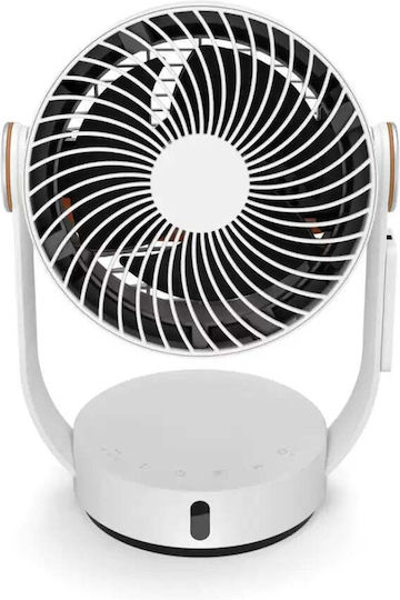 Stadler Form Leo 3D Ventilator De Masă 18W Diametru Ventilator 20,5 cm Alb