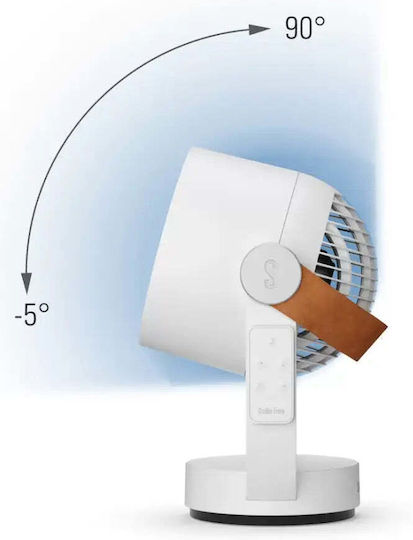 Stadler Form Leo 3D Ventilator De Masă 18W Diametru Ventilator 20,5 cm Alb