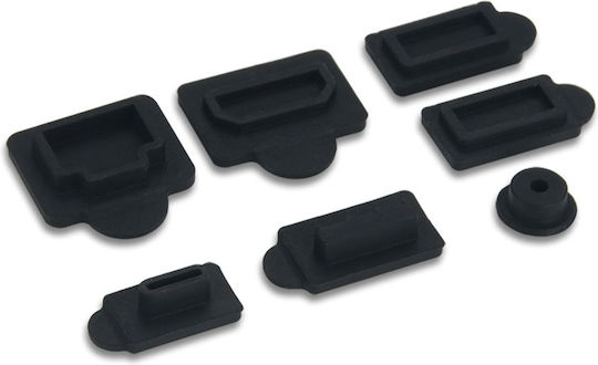 Set 7 Silikonabdeckungen Zola Playstation 5 Konsole Port Schutz Vermeiden Sie Beschädigungen Silikon