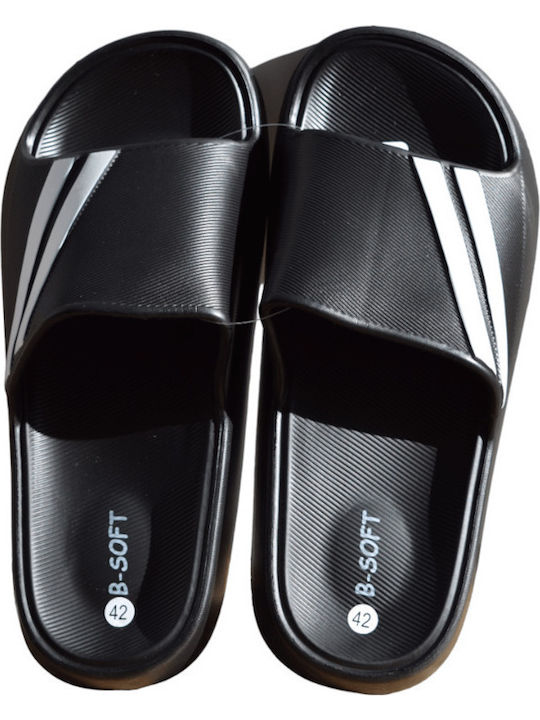 Herren Zehentrenner Schwarze 2203-B