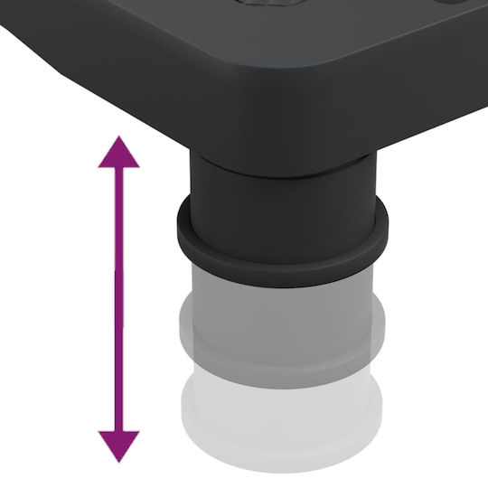 vidaXL Stand Desk Mounted Monitor (51721)