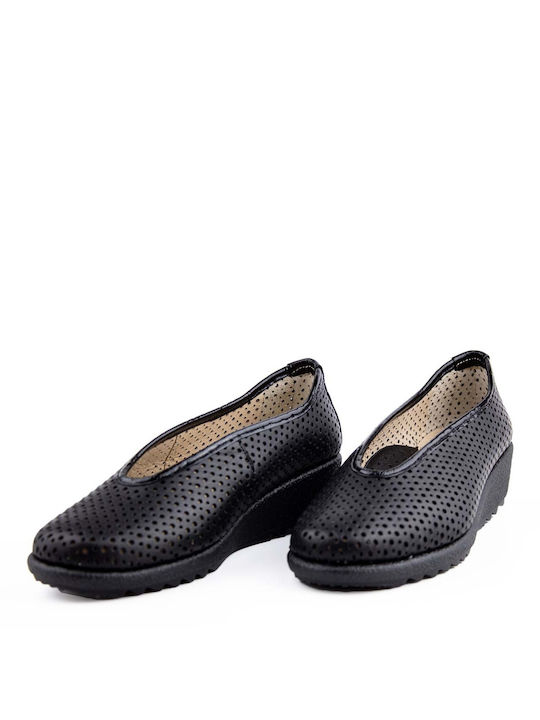 Relax Anatomic Anatomic Leather Ballerinas Black