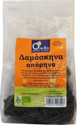 Όλα Bio Βιολογικά Δαμάσκηνα 200gr