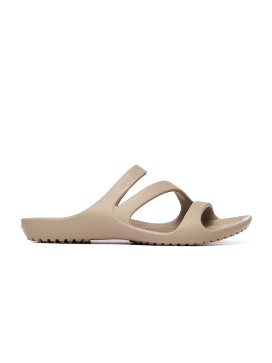 Crocs Kadee Ii Frauen Flip Flops in Beige Farbe