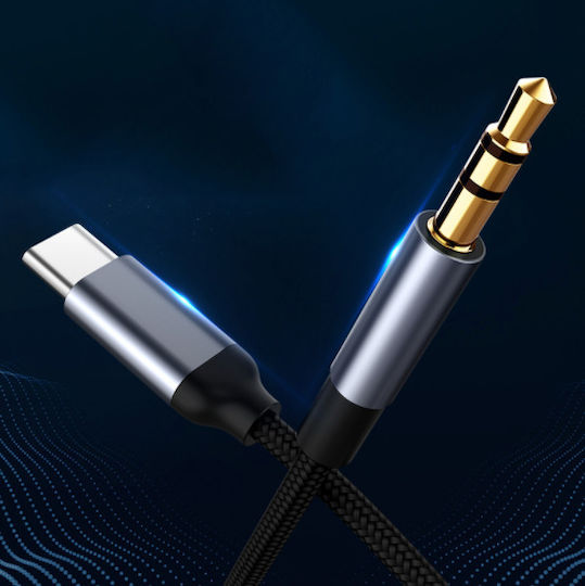 Zenwire Braided USB 2.0 Cablu USB-C bărbătesc - 3,5 mm male Auriu 1.5m (1027782007)