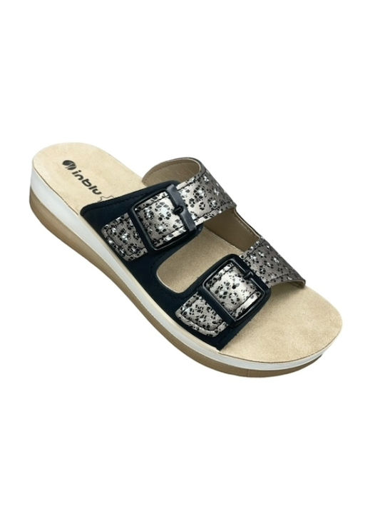 Inblu Women's Flat Sandals in Gray Color