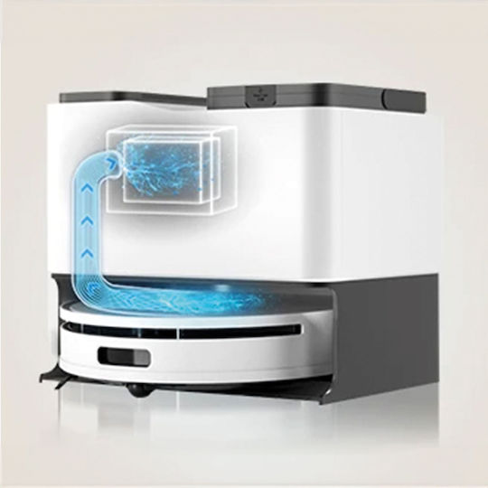 Rohnson Mamba Complete Robot Vacuum Cleaner with Laser Mapping & 6000Pa Suction Power White