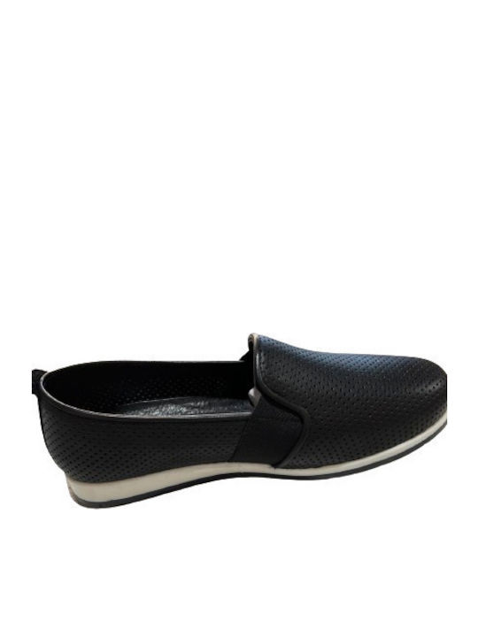 Slip-On-uri Pentru Femei Anatomici De Piele Negre