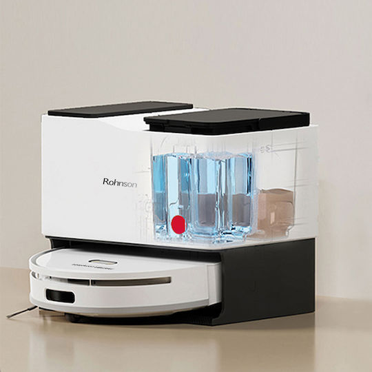 Rohnson Mamba Complete Robot Vacuum Cleaner with Laser Mapping & 6000Pa Suction Power White