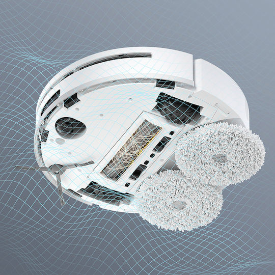 Rohnson Mamba Complete Robot Vacuum Cleaner with Laser Mapping & 6000Pa Suction Power White