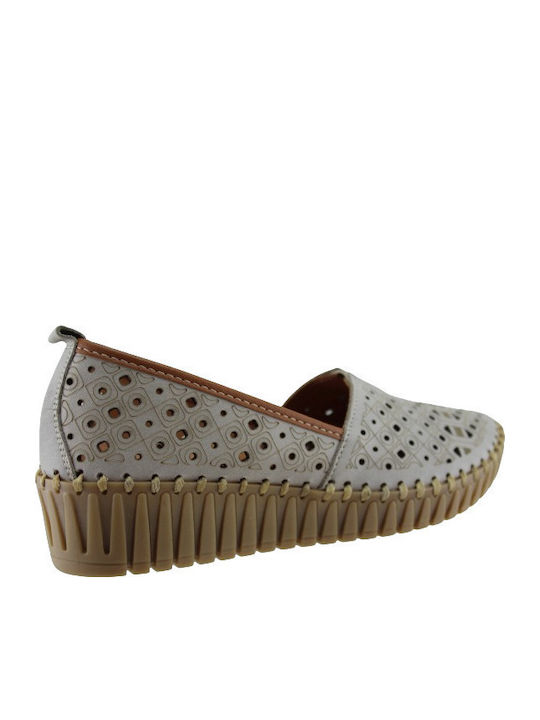 Women's Slip-On Leather Gray
