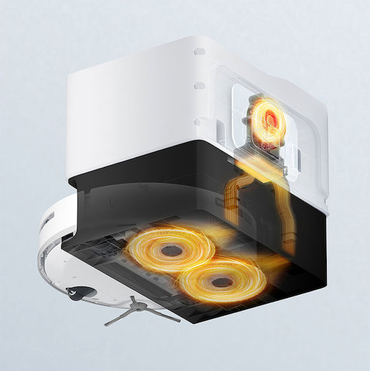 Rohnson Mamba Complete Robot Vacuum Cleaner with Laser Mapping & 6000Pa Suction Power White