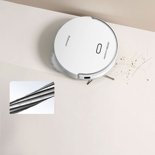 Rohnson Mamba Complete Robot Vacuum Cleaner with Laser Mapping & 6000Pa Suction Power White