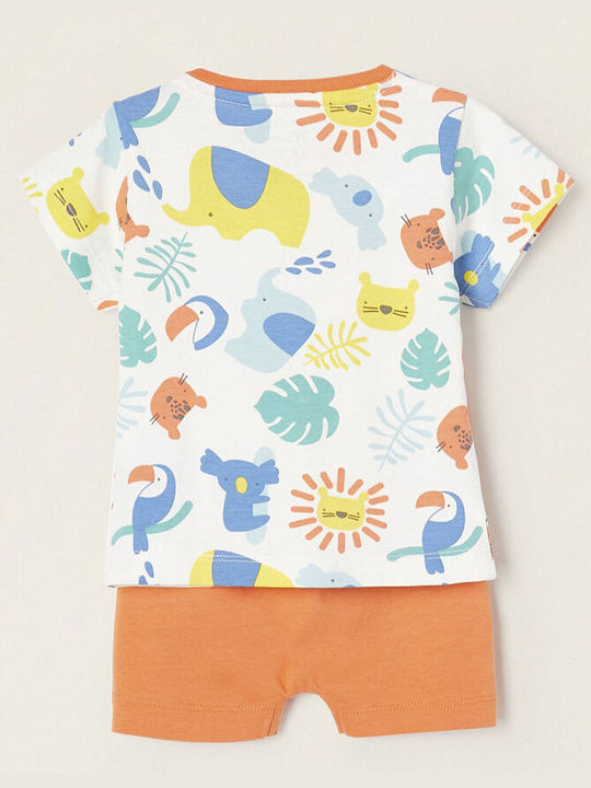 Zippy Kids Set with Shorts Summer 2pcs PORTOOKALI