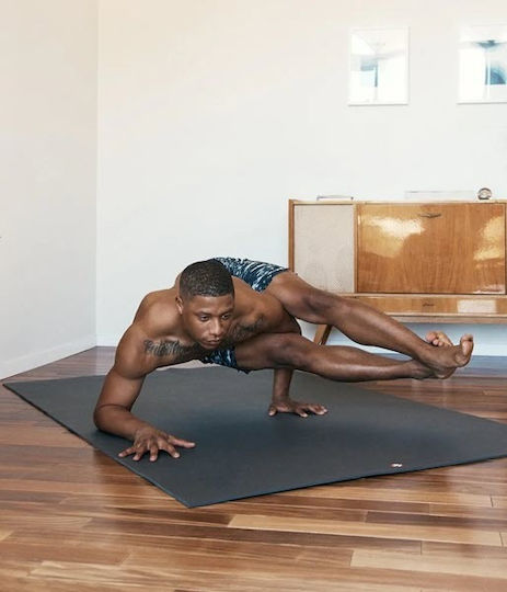 Manduka Στρώμα Γυμναστικής Yoga Μαύρο (200x132cm)