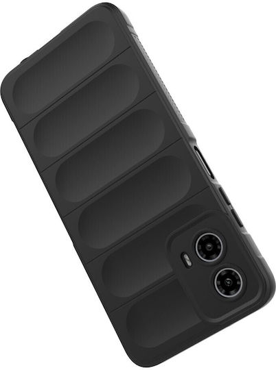 Magic Shield Umschlag Rückseite Silikon Blau (Motorola Moto G34 5G)