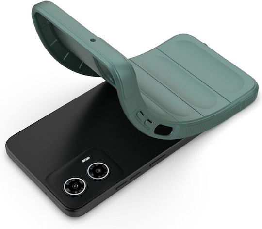 Magic Shield Back Cover Σιλικόνης Μωβ (Motorola Moto G34 5G)