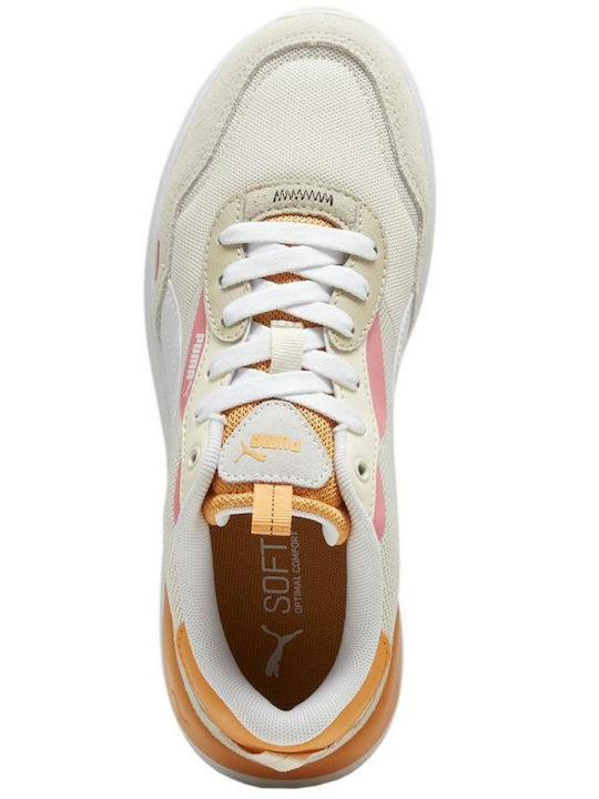 Puma Runtamed Platform Γυναικεία Sneakers Μπεζ