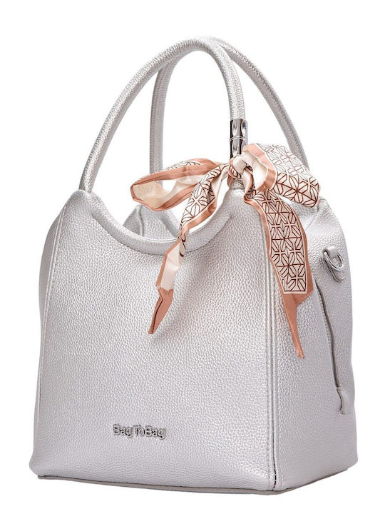 Bag to Bag Damen Tasche Hand Silber