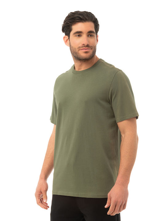 Be:Nation T-shirt Bărbătesc cu Mânecă Scurtă Green