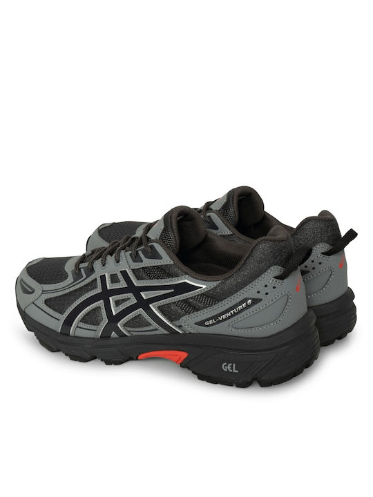 ASICS Gel-venture 6 Ανδρικά Αθλητικά Παπούτσια Running Μαύρο / Γκρί