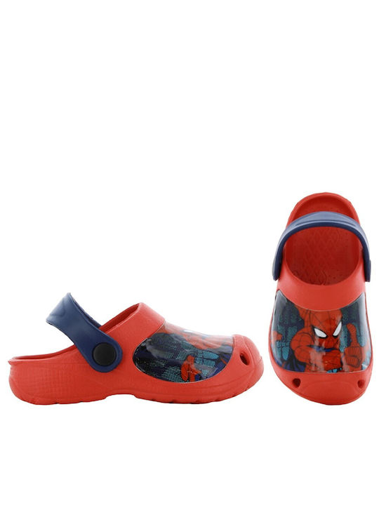 Spiderman Children's Beach Shoes Red